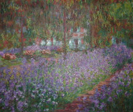 Picture of Monet's Le Jardin de Lartiste a Giverny
