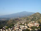 Daytime view of Mount Etna