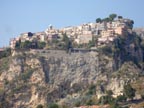 Town above Taormina Sicily