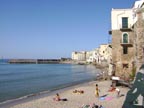 Beach in Cefalu Sicily