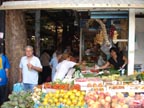 vegetable market in Rome