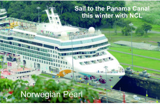 Sail to the Panama Canal this winter with NCL Norwegian Pearl