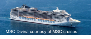 MSC Divina courtesy of MSC cruises