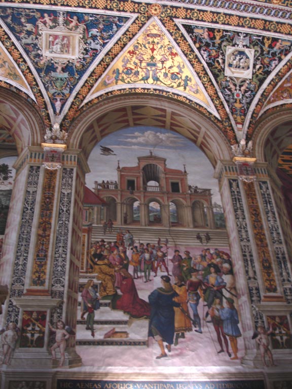 Inside the Duomo Siena, Italy